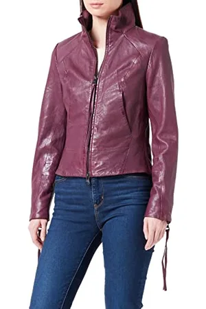 Freaky Nation Damen Elina-FN Lederjacke, , L