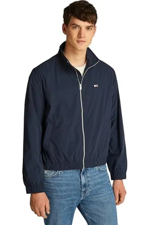 Tommy Hilfiger Herren Windbreaker Jacke Essential Stehkragen, Blau (Dark Night Navy), XXL