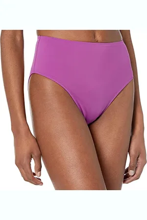 Amazon Damen Bikinihose mit Hohem Bund und Hohem Beinausschnitt, , 46