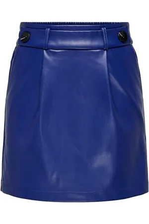 ONLY Damen Onlbina Faux Leather Skirts Bf OTW Rock, , 40