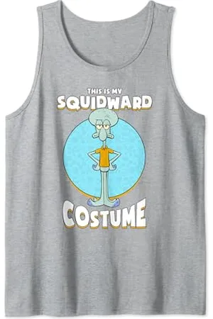 Spongebob Halloween This Is My Squidward Costume Tank Top