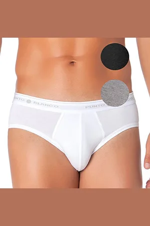 Punto Blanco Herren Triplo Basix Slip, , Medium (3er Pack)