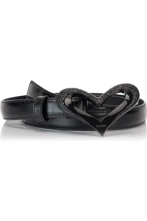 Pinko Damen Love Heart H2 Belt Leder Vintage Gürtel, , XS