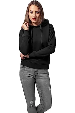 Urban classics TB1524 Damen Kapuzenpullover Ladies Hoodie, (black 7), X-Large