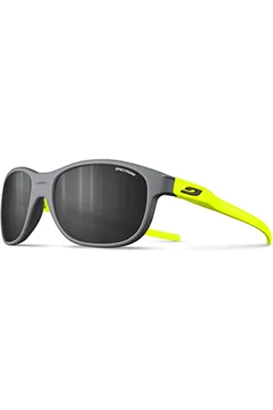 Julbo Unisex Kinder Arcade Sunglasses, Grau/Neongelb, Einheitsgröße