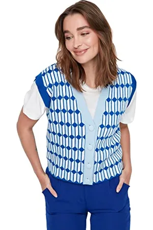 Trendyol Damen Patterned Knitwear Sweater, , S EU