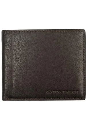 TOM TAILOR Bela Herren Geldbörse Querformat RFID Leder Mittelgroß Braun