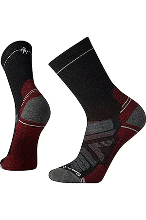 Smartwool Damen Wandersocken mit leichter Polsterung, Sportsocken aus Merinowolle für den Winter, Skifahren, Wandern, Laufen, leicht und atmungsaktiv, Anthrazit, L