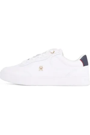Tommy Hilfiger Damen Court Sneaker Essential Chic Elegant, (White), 42