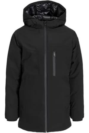 JACK&JONES JUNIOR Jungen JJPAYNE Jacket JNR Parka, Black, 140