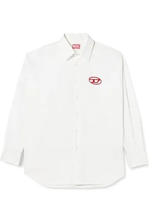 Diesel _S-DOU-Plain Camicia_Shirt_Weiß_56