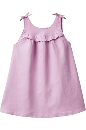 Benetton Mädchen und Jungen Vestito 4be7gv01c Kleid, Lila 00r, 98