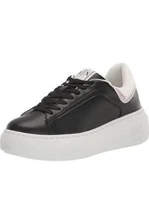 Armani Exchange Damen Comfortable Fit, Light Weight Sneaker, Black, 41 EU