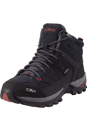 CMP Herren Rigel Mid Shoes Wp Trekking-Schuhe, Grau Schwarz , 42 EU