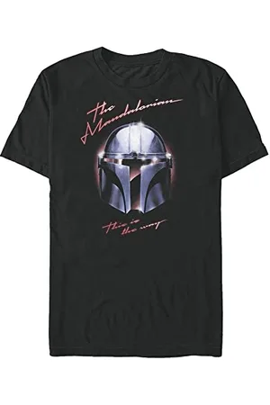 STAR WARS Unisex Helmet Chrome Organic Short Sleeve T-Shirt, , XXL
