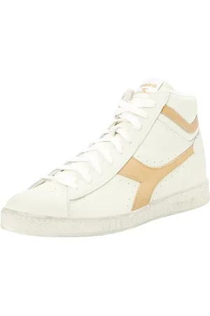 Diadora Unisex Game L High Waxed Suede Pop Gymnastikschuh, Weiß Milch, 46 EU