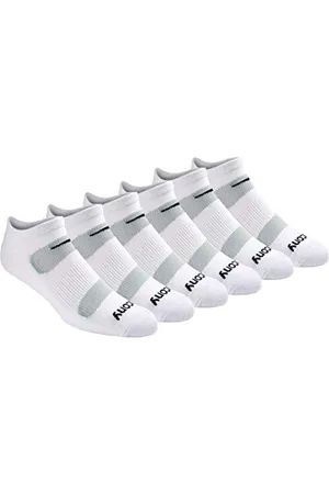 Saucony Herren Rundry Mesh Ventilating Comfort Fit Performance No-Show Socks, Available in M-XXL (6, 12, 18 Pairs) Laufsocken, , Large (6er Pack)