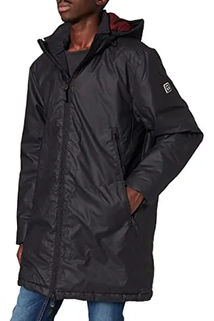 Timezone Herren Attachable Hood Long Jacket 1, , M