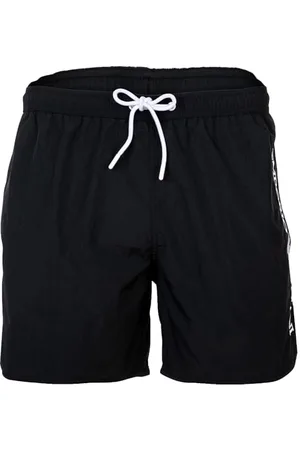 Emporio Armani Herren Embroidery Logo Swim Boxer Beachwear, Black, 54