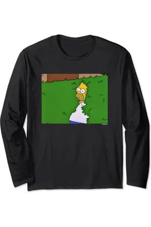 The Simpsons Homer Hedge Meme Langarmshirt