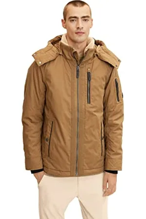 TOM TAILOR Herren Winterjacke mit Teddyfell 1032492, , XXL