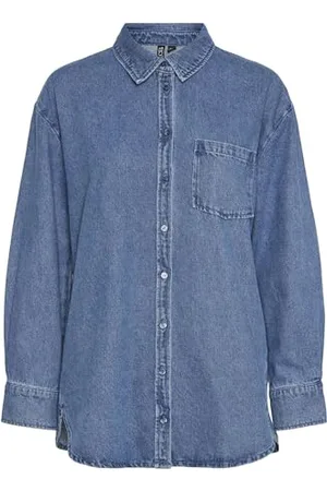 Pieces® Pcmaisie Ls Denim Shirt Noos Bc