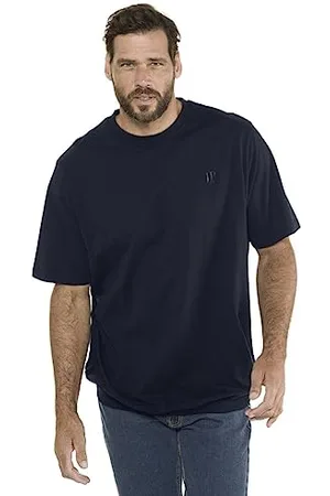JP 1880 Herren große Größen Übergrößen Menswear L-8XL T-Shirt, Bauchfit, Basic, Halbarm, XXL bis 10XL 4XL 712616730-4XL