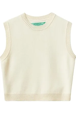 Benetton Damen Trikot G/C S/M 1135e106o Pullunder, , XL