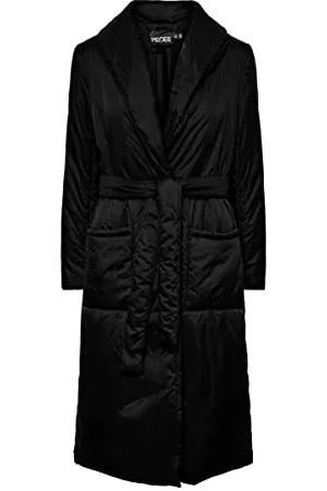 Pieces® Damen Pcaria Tie Belt Jacket Mantel, , XL EU