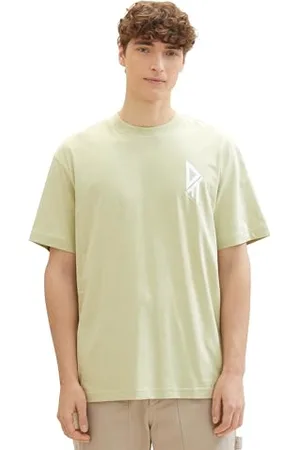 TOM TAILOR Herren Basic Crew-Neck T-Shirt, , S