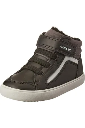 Geox B GISLI Boy F Sneaker, Black/DK Grey, 21 EU