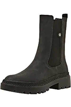 ESPRIT Modische Damen Stiefelette, Schwarz A, 36 EU