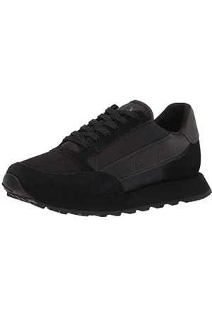 Armani Exchange AX Herren Sneaker Turnschuh, Schwarz, 41 EU
