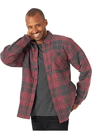 Wrangler Herren Long Sleeve Sherpa Lined Shirt Jacket Hemd, Current Heather, XL