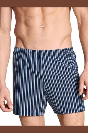 Calida Prints Benefit Boxershorts Herren, im Doppelpack, mit überzogenem Bund