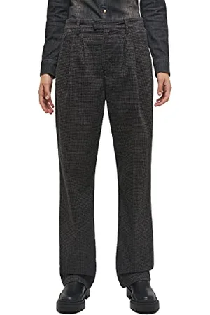Mustang Damen Jeans Hose Style Pleated Women Chino