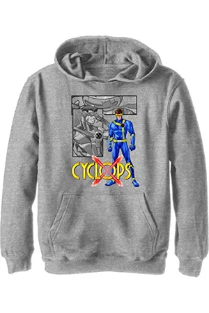 Marvel Jungen Klassischer Kapuzenpulli mit Laserpanelen, , M