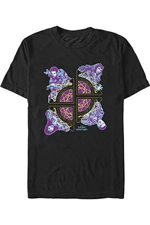 Marvel Unisex Doctor Strange in The Multiverse Of Madness Dr Strange Group Badge Organic Short Sleeve T-shirt, , XXL