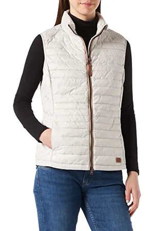 Camel Active Damen kurze leichte Steppweste mit elastischen Bündchen womenswear-46