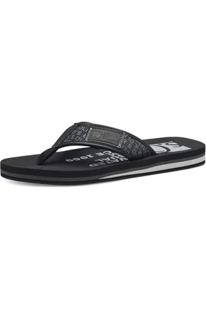 QS by s.Oliver Herren Zehentrenner Flip Flops Sommer, (Black), 42