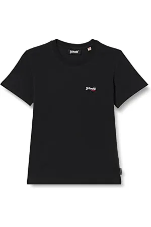 Schott NYC Damen Tssmalllogw T-Shirt, , M