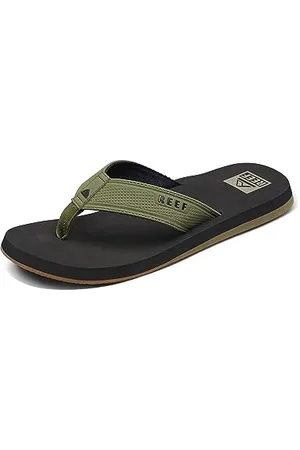 Reef Herren The Layback Sandale, Schwarz/Oliv, 46 EU