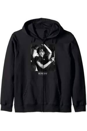 Wednesday Dark Dancing Queen Photoreal & Logo V2 Kapuzenjacke