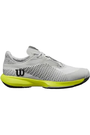 Wilson Herren KAOS Swift 1.5 Clay Tennis Shoe, Pearl Blue/Black/Safety Yellow, 41 1/3 EU