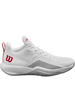 Wilson Herren Rush Pro Lite Tennis Shoe, White/Pearl Blue Red, 40 EU