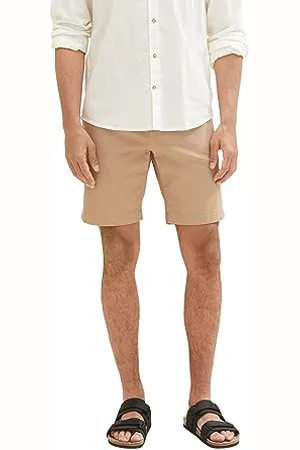 TOM TAILOR Herren 1036309 Slim Chino Bermuda Shorts mit Stretch, 24048-Desert Fawn, 40
