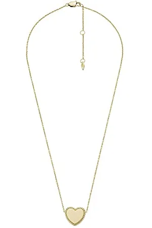 Fossil Halskette Für Frauen Drew, Länge: 406.4mm+50.8mm, Breite: 15.4mm, Höhe: 14.4mm -Edelstahl Halskette, JF04360710