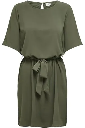 JDY Damen amanda 2/4 riem Dress Wvn Noos Kleid, , 40 EU