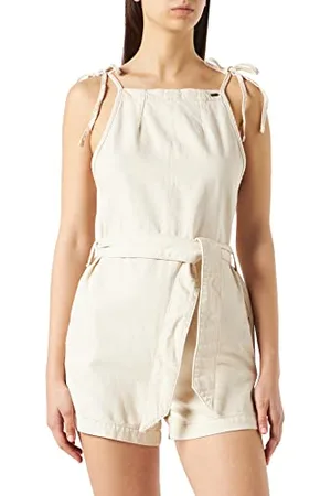 Pepe Jeans Damen Kleid Zoe Ecru, , M