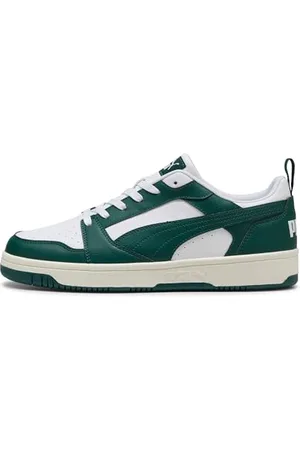 PUMA Rebound V6 Low Unisex Sneaker, White Dark Myrtle Warm White, 46 EU